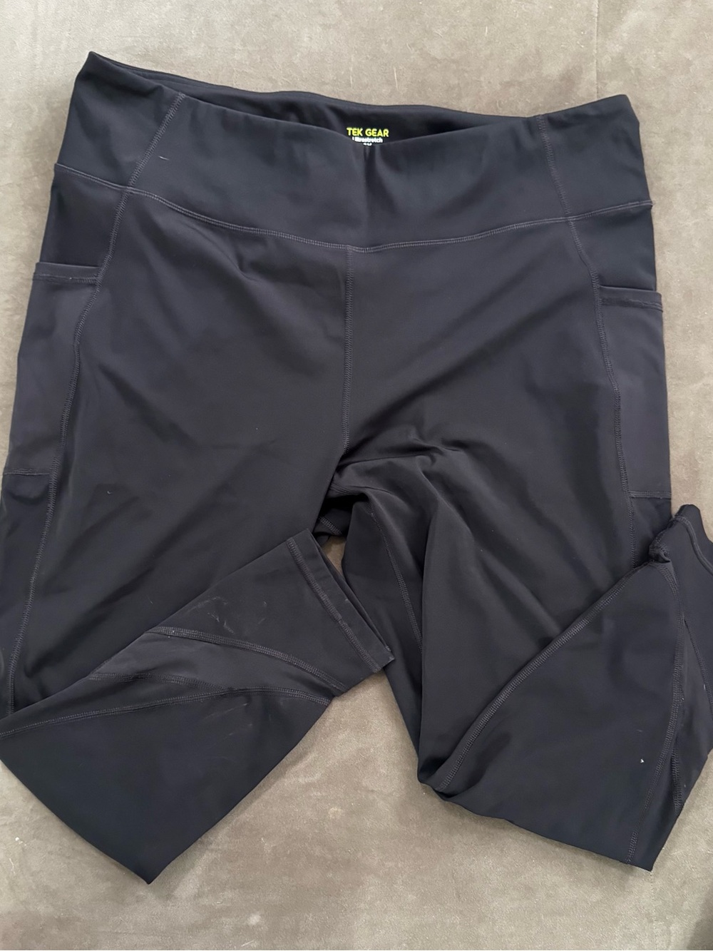 Tek Gear black athletic leggings.